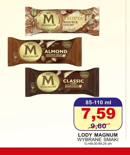 Magnum Almond Lody 120 ml