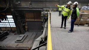 Rafał Trzaskowski odwiedził Hutę Częstochowa