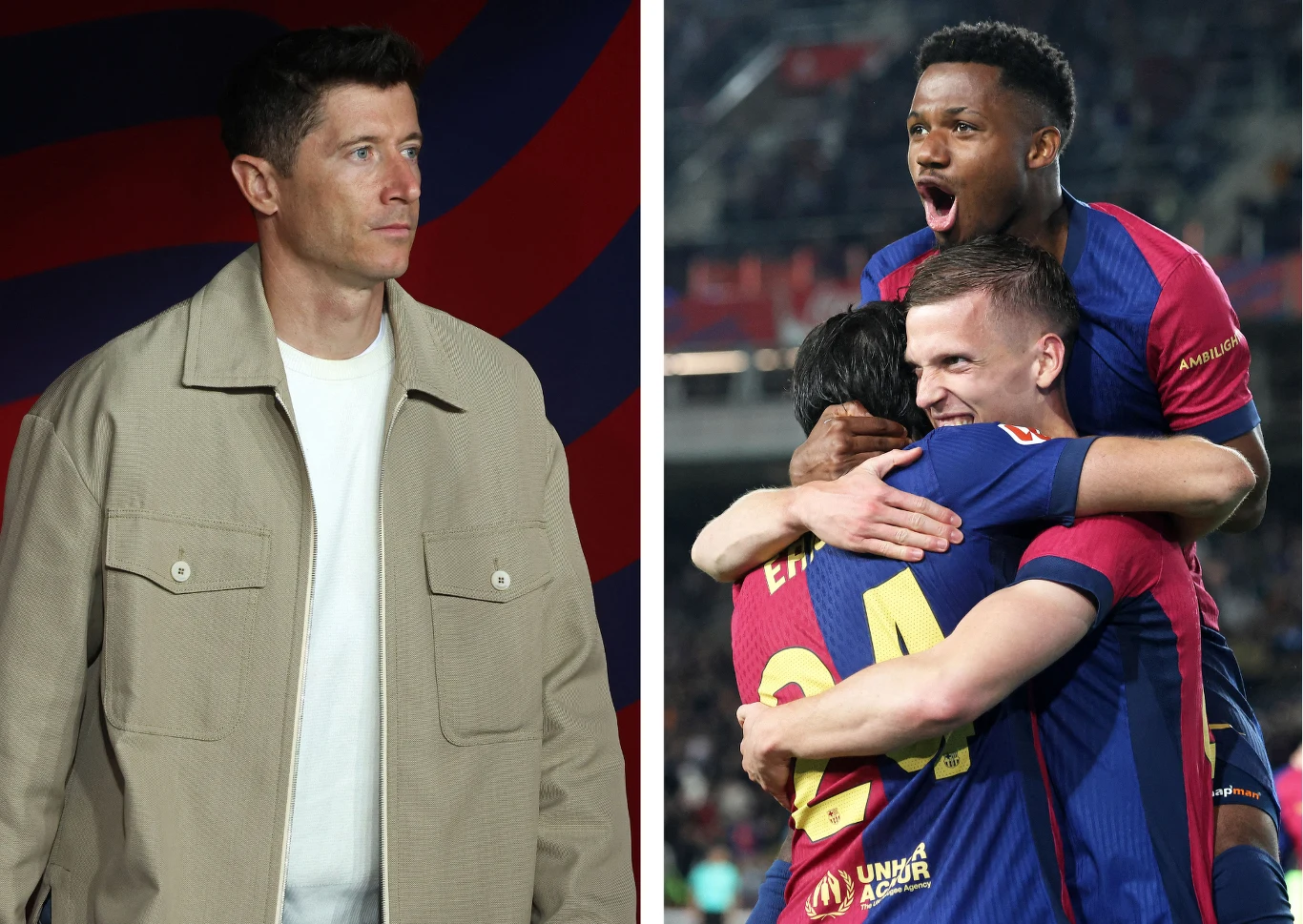 Robert Lewandowski nie był w stanie pomóc swym kompanom z FC Barcelona w starciu z RCD Mallorca