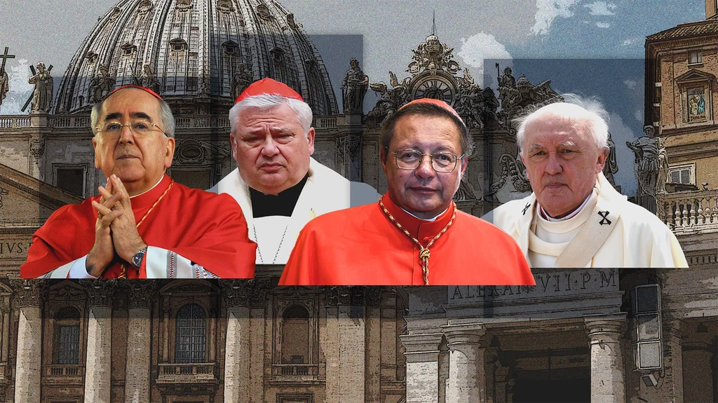 Stanisław Ryłko, Konrad Krajewski, Grzegorz Ryś i Kazimierz Nycz Stanisław Ryłko, Konrad Krajewski, Grzegorz Ryś i Kazimierz Nycz