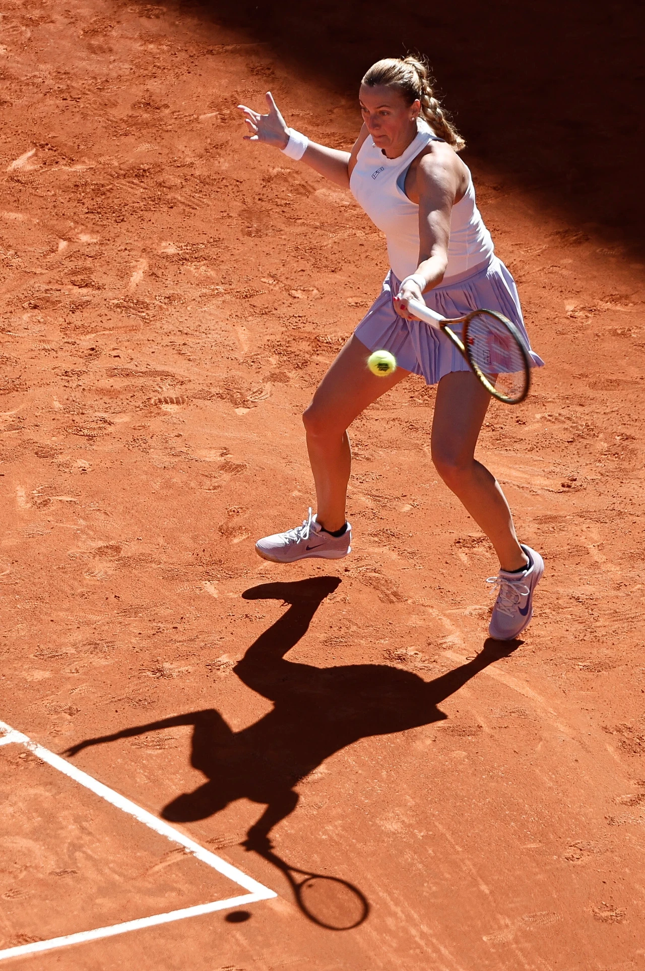 Petra Kvitova w meczu z Katie Volynets Petra Kvitova w meczu z Katie Volynets
