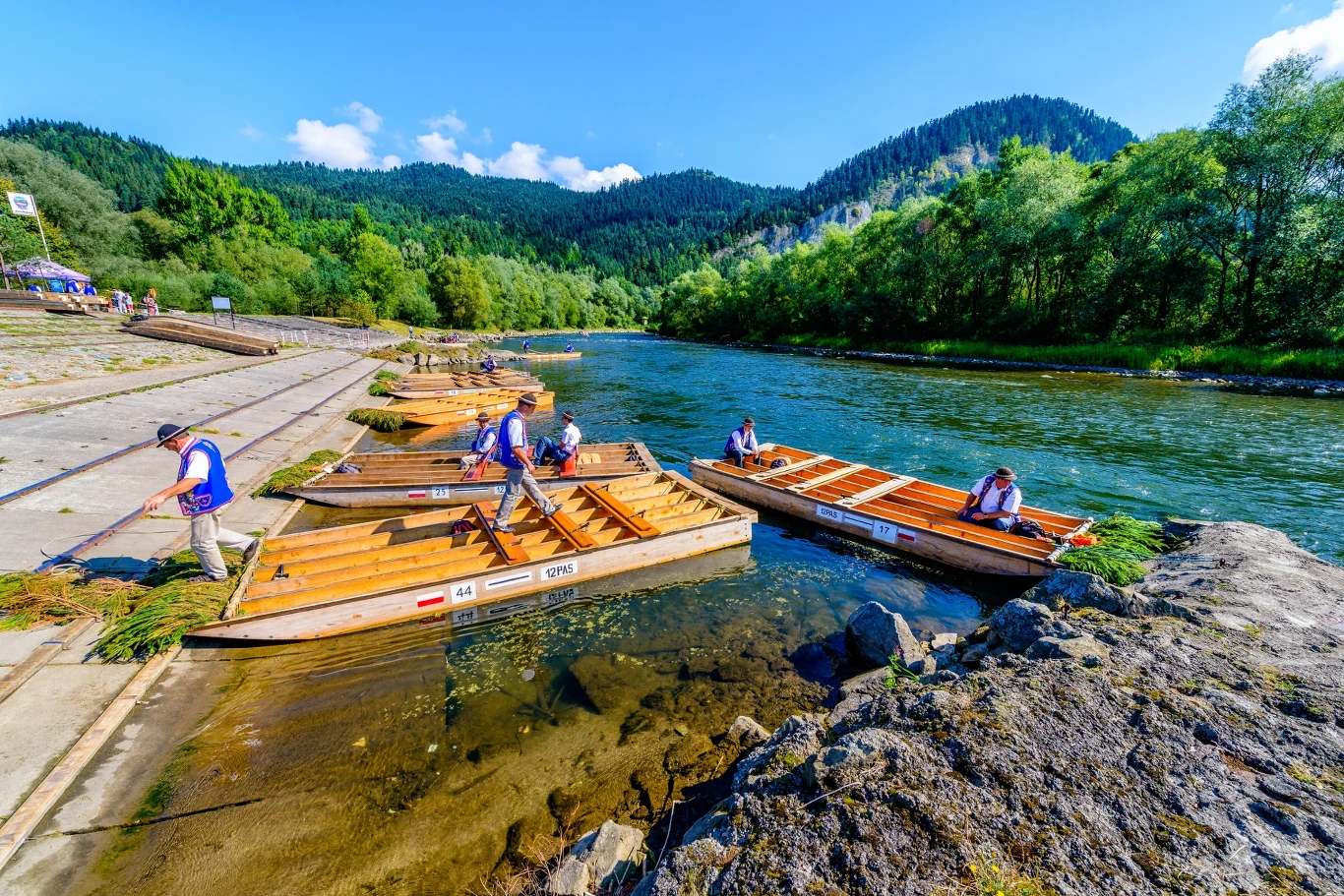 Pieniny - łodzie flisackie