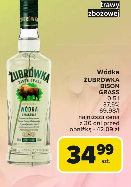 Żubrówka Bison Grass Wódka smakowa 500 ml