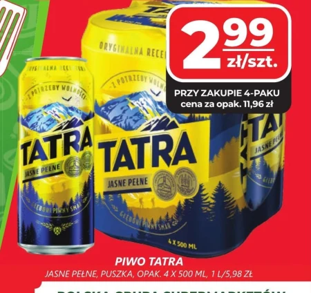 Tatra Piwo jasne pełne 500 ml