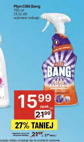 Cillit Bang Expert Spray zero kamienia i brudu 900 ml niska cena