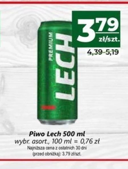 Lech Premium Piwo jasne 500 ml