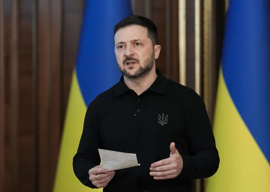 Prezydent Ukrainy Wołodymyr Zełenski Prezydent Ukrainy Wołodymyr Zełenski