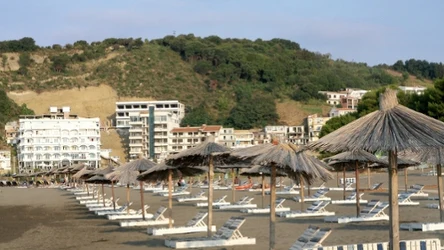 Plaża Velika w Ulcinj w Czarnogórze