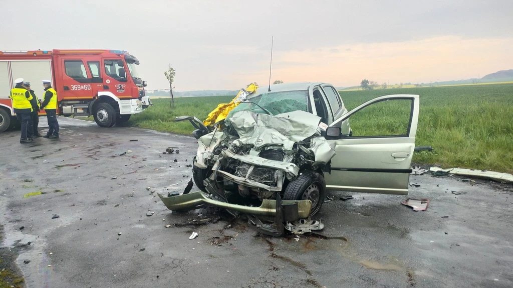 Śmiertelny wypadek w woj. dolnośląskim Śmiertelny wypadek w woj. dolnośląskim