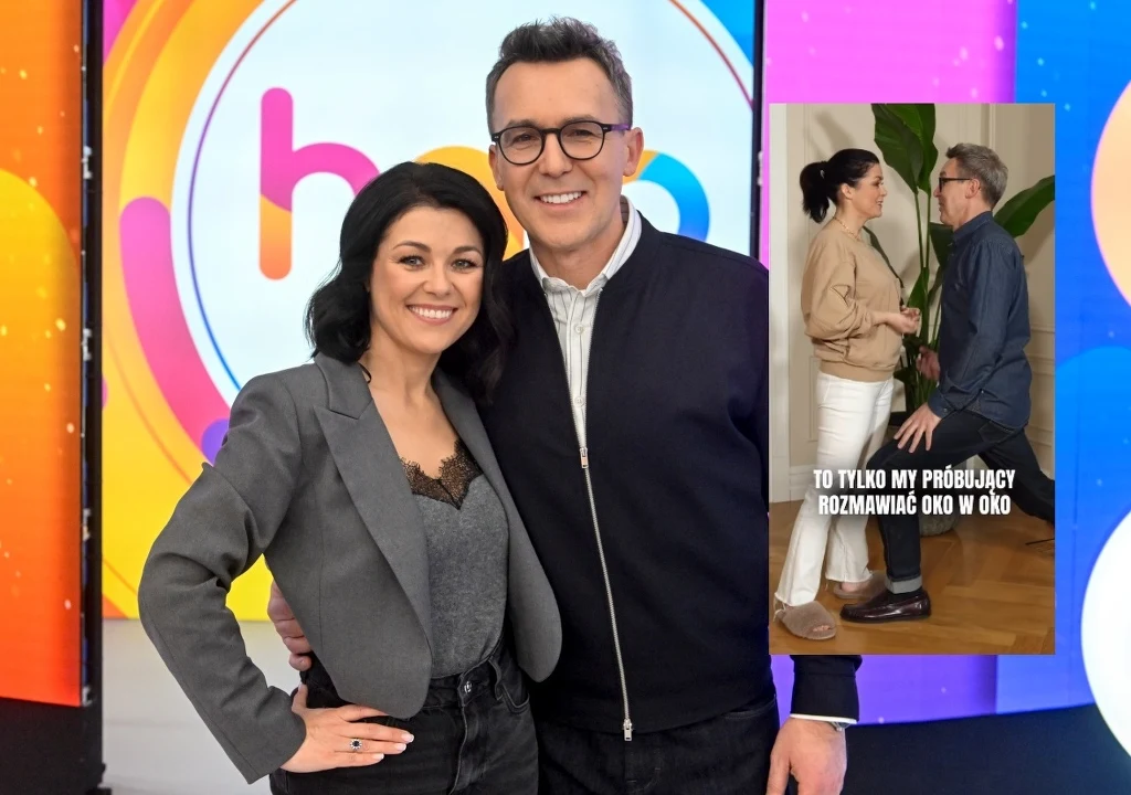 Katarzyna Cichopek jest o wiele niższa od Macieja Kurzajewskiego Katarzyna Cichopek jest o wiele niższa od Macieja Kurzajewskiego