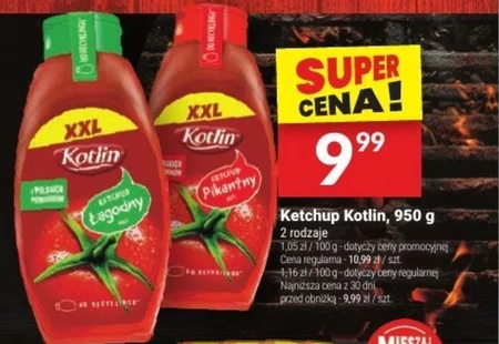 Kotlin Ketchup łagodny 950 g