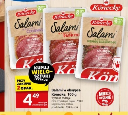 Könecke Salami z papryką 480 g