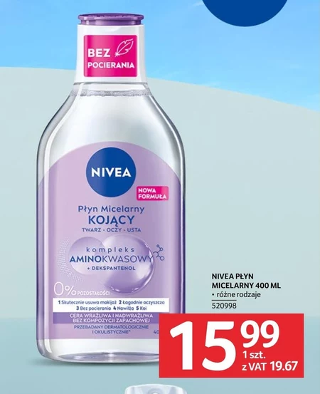 Nivea Płyn micelarny Kojący cera wrażliwa i nadwrażliwa