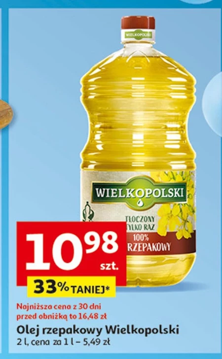 Wielkopolski Olej rzepakowy 2 l