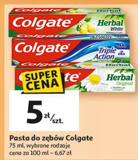 Colgate Herbal White Pasta do zębów z fluorem 75 ml