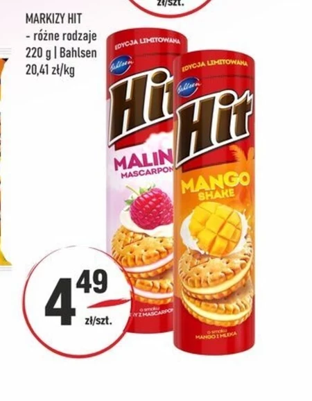 Hit Markizy o smaku czekoladowym 220 g