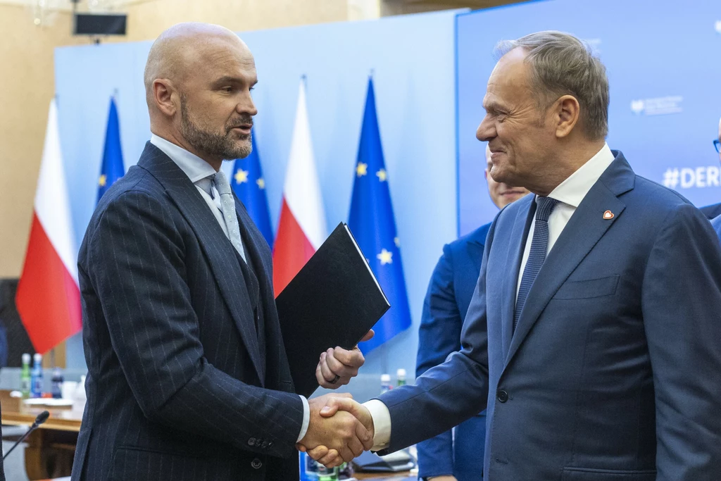 Rafał Brzoska i Donald Tusk Rafał Brzoska i Donald Tusk