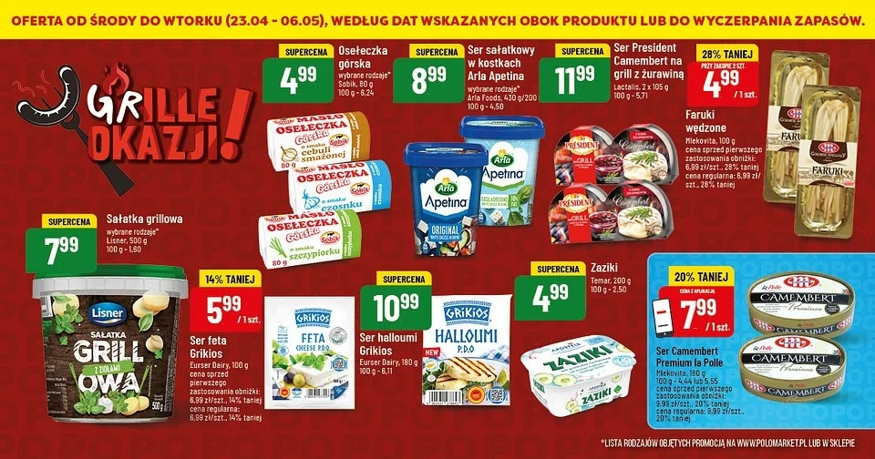 Szykujesz się na majówkę? POLOmarket ruszył z pełną ofertą grillową!