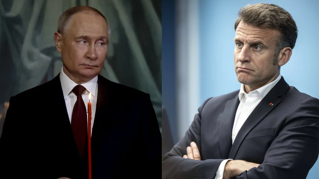 Macron zaapelował do Putina Macron zaapelował do Putina