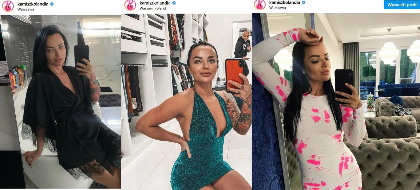 Artur Szpilka z Kamila Wybrańczyk mieszkają w pałacu /https://www.instagram.com/kamiszkolandia/
