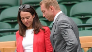 Chris Hoy i jego żona Sarra