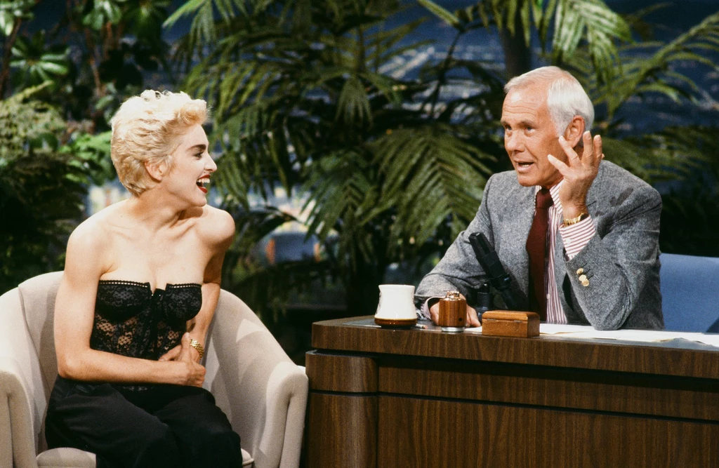Madonna w programie "The Tonight Show Starring Johnny Carson" - 9 czerwca 1987 r. Madonna w programie "The Tonight Show Starring Johnny Carson" - 9 czerwca 1987 r.