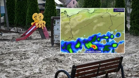 W piątek na południu miejscami może dochodzić do podtopień. Wszystko z powodu burz i ulew, które wrócą do tej części kraju