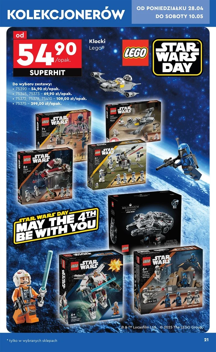 Znalazłam idealne zestawy klocków LEGO na święto Star Wars w Biedronce! Ten na pewno kupię!