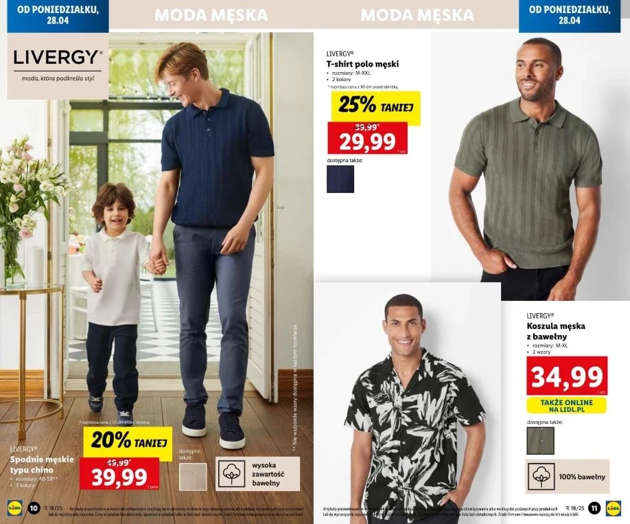 Lidl oferuje modną odzież dla mężczyzn!