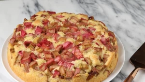 Najlepsze ciasto z rabarbarem. Kruche, delikatne, nie za słodkie