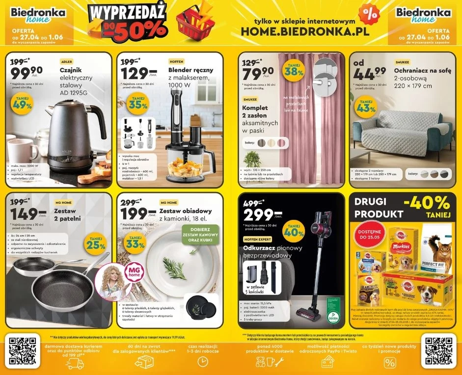 Nowe promocje od Biedronka Home. Nowe promocje od Biedronka Home.
