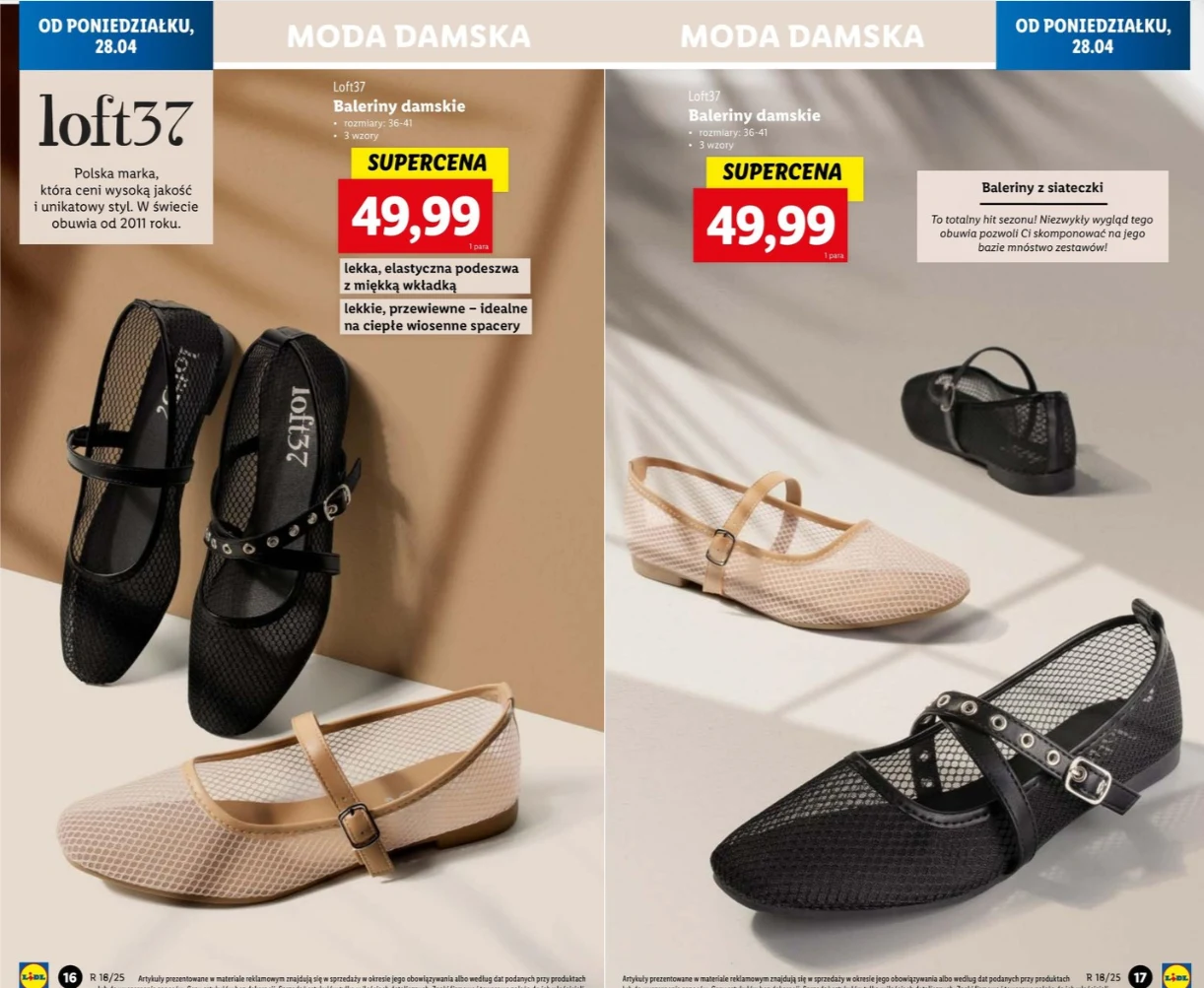 To nie żart! Baleriny tej polskiej marki trafiły do Lidla. I to w super promocji!