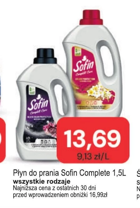 Sofin Complete Care Black Color Protection Płyn do prania 1,5 l (30 prań)