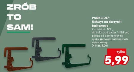 Uchwyt do skrzynek balkonowych Parkside