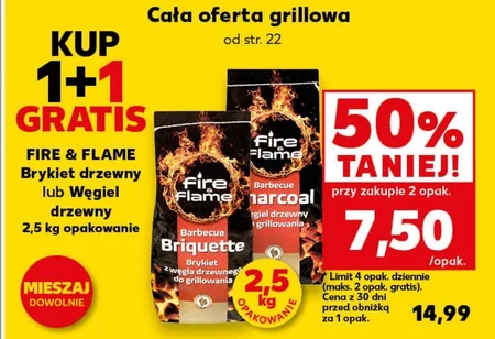 Brykiet drzewny Fire & Flame