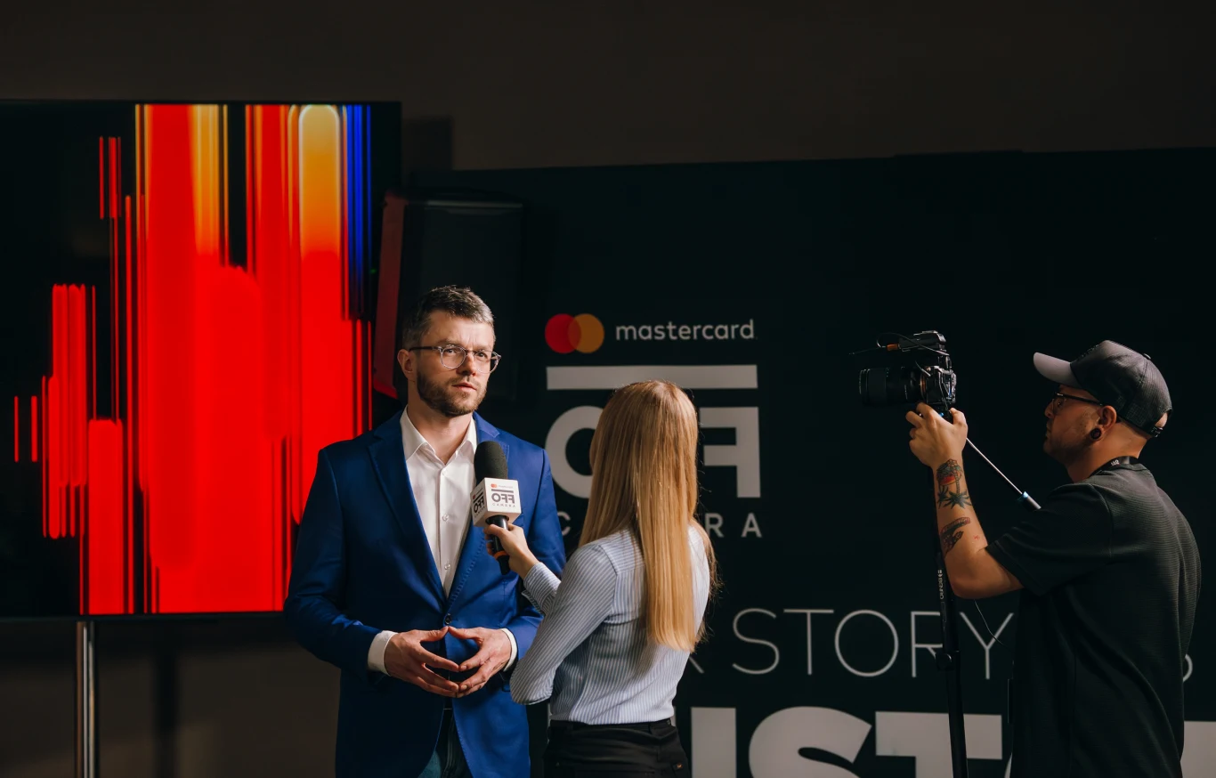 Szymon Miszczak - dyrektor festiwalu Mastercard OFF CAMERA Szymon Miszczak - dyrektor festiwalu Mastercard OFF CAMERA