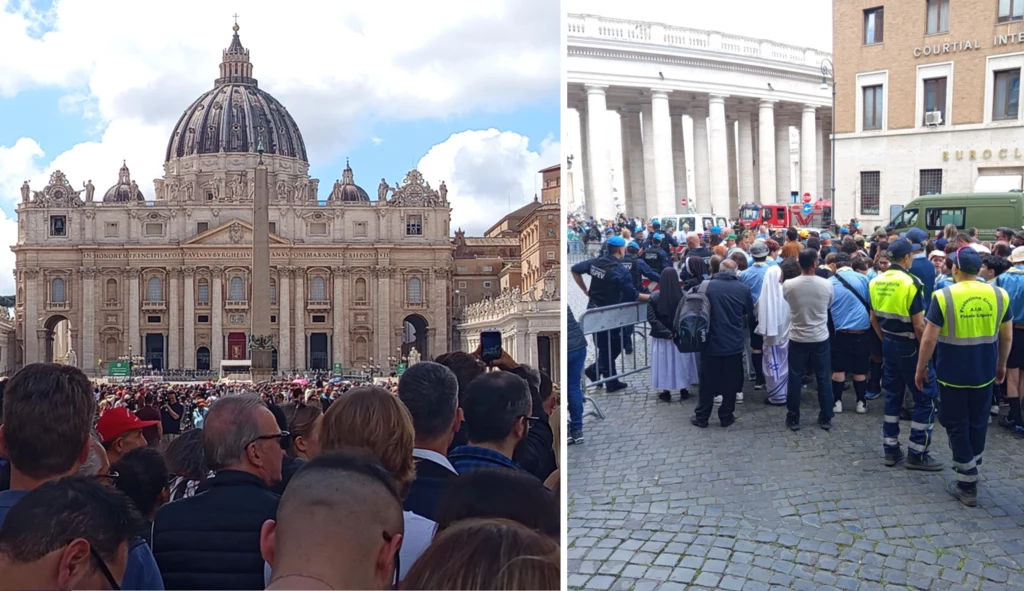 Rzym i Watykan zazwyczaj są pełne turystów, ale przed uroczystościami pogrzebowymi papieża Franciszka przeżywają prawdziwe oblężenie