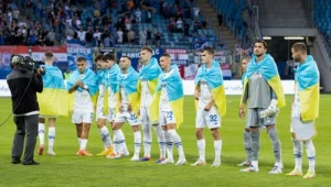 Piłkarze Dynama Kijów na Arenie Lublin przed meczem z Rangers FC