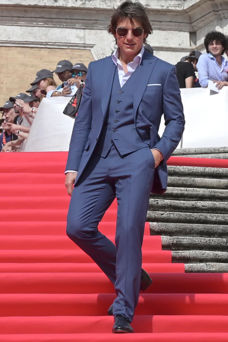 Tom Cruise na premierze filmu w 2023 roku