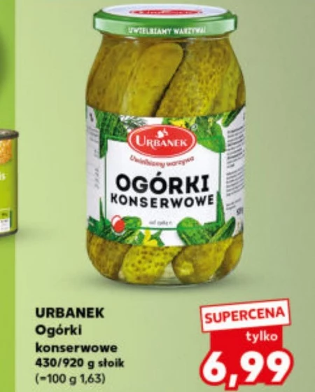 Urbanek Ogórki konserwowe 920 g