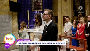 Wyjątkowy rzymski ślub Polaków