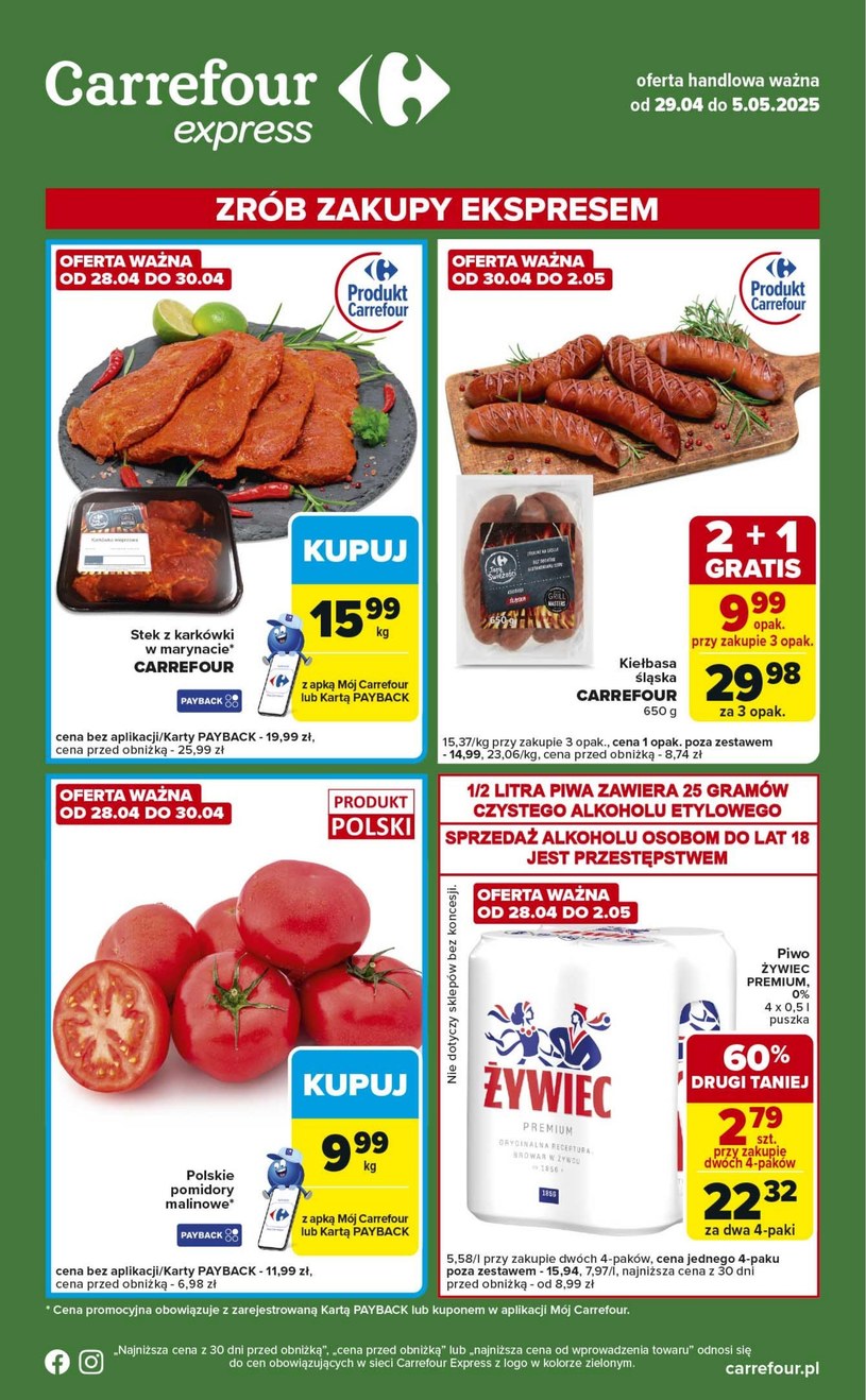 Gazetka promocyjna Carrefour Express - ważna od 29. 04. 2025 do 05. 05. 2025
