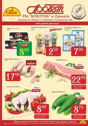 Gazetka promocyjna PSS Zamość, ważna od 28.04.2025 do 17.05.2025.