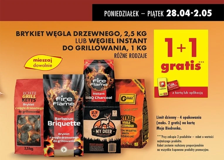 Promocja na węgiel i brykiet w Biedronce Promocja na węgiel i brykiet w Biedronce