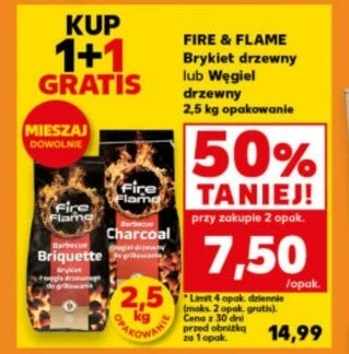 Promocja na węgiel i brykiet w Kauflandzie Promocja na węgiel i brykiet w Kauflandzie