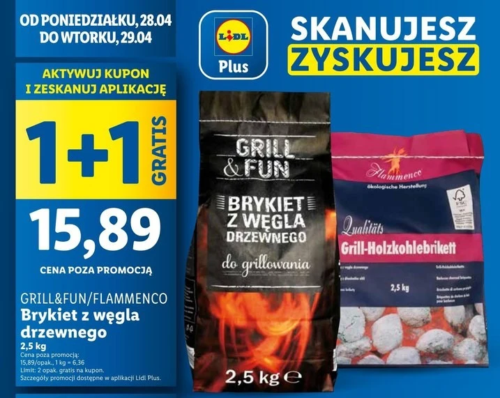 Promocja na brykiet w Lidlu Promocja na brykiet w Lidlu