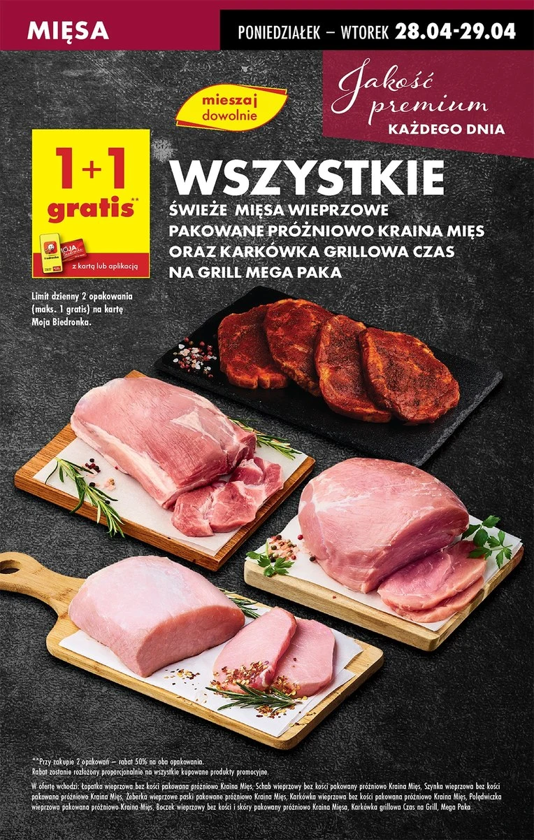 Promocja na mięso na grilla w Biedronce Promocja na mięso na grilla w Biedronce