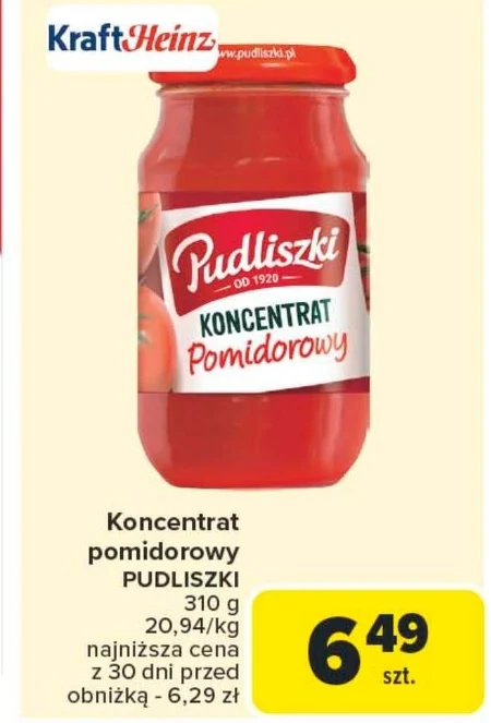 Pudliszki Koncentrat pomidorowy 310 g