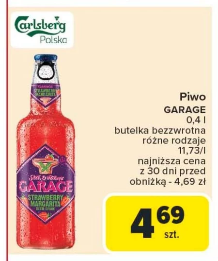 Seth & Riley's Garage Euphoriq Bezalkoholowy napój piwny o smaku jagód i marakui 400 ml