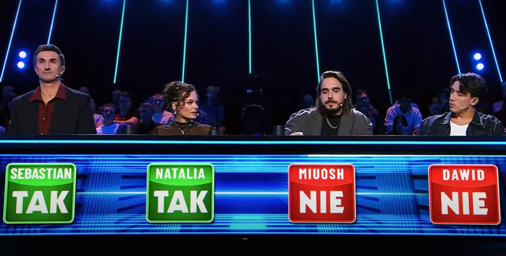 Jury "Must Be The Music": Sebastian Karpiel-Bułecka, Natalia Szroeder, Miuosh i Dawid Kwiatkowski Jury "Must Be The Music": Sebastian Karpiel-Bułecka, Natalia Szroeder, Miuosh i Dawid Kwiatkowski